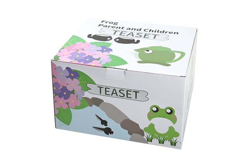 Frog Teapot & Cup Set - 30 oz Teapot + 2 Tadpole Cups in Gift Box