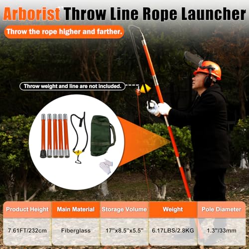 Basic Arborist Slingshot Throw Line Rope Launcher - Portable Rope Placement Tool