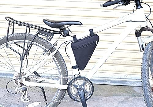 BUBUCAM Bicycle Triangle Bag, Frame Bag Triangle Bag, Bicycle Cycling Storage Triangle Top Tube Front Pouch Saddle Bag for Road and Mountain Bikes