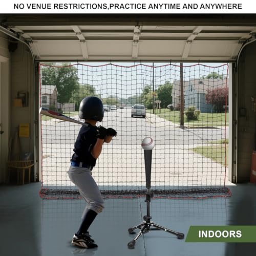 10x40ft Baseball & Softball Backstop Net - Heavy Duty Sports Barrier Netting