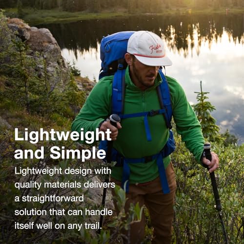 Osprey Rook 65L Hiking Backpack - Gray, Adjustable Fit & Raincover - Variation of 65L / Dark Charcoal/Silver Lining