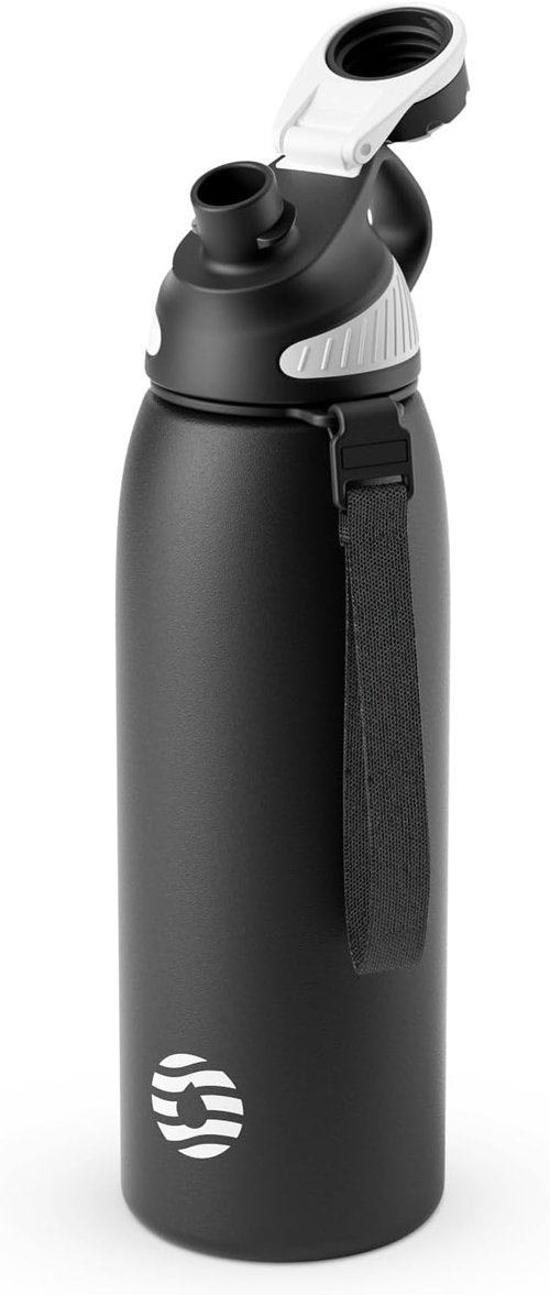Fjbottle Insulated Stainless Steel Water Bottle - 32 Oz Leakproof Tumbler for Travel & Sports