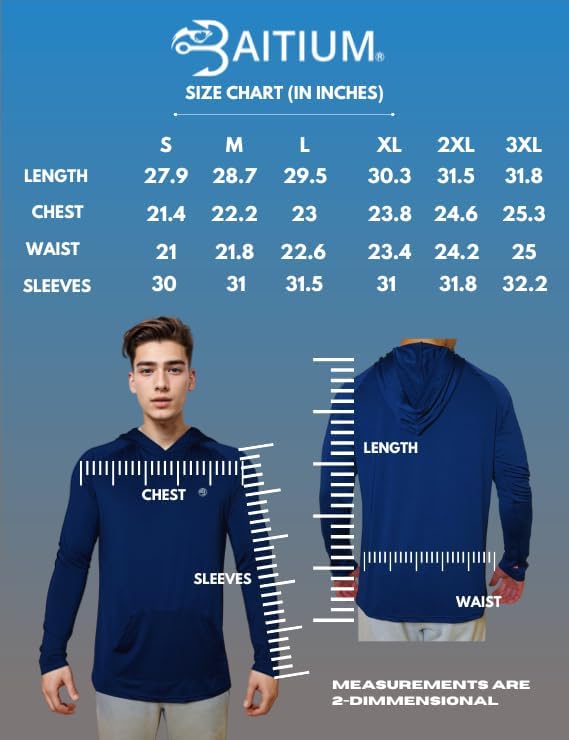 Skiennix Men's Dry-Fit UPF 50+ Sun Shirt - Hooded Long Sleeve Fishing Shirt for Ultimate Sun Protection