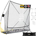PodiuMax 7x7FT Baseball Hitting & Pitching Net with 2 Strike Zones
