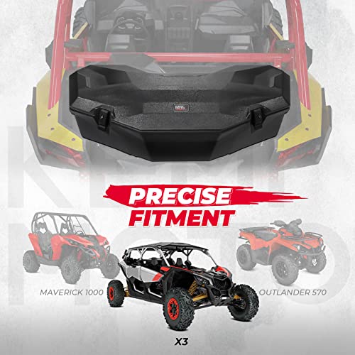 Kemimoto X3 Bed Storage Box for Can-Am Maverick X3 & Outlander, Waterproof Cargo Trunk