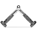 FITNESS MANIAC USA Tricep Press Push Down Bar V Handle Close Grip Cable Multi Gym Attachment Pro Tricep V-Bar with Rubber Handgrips
