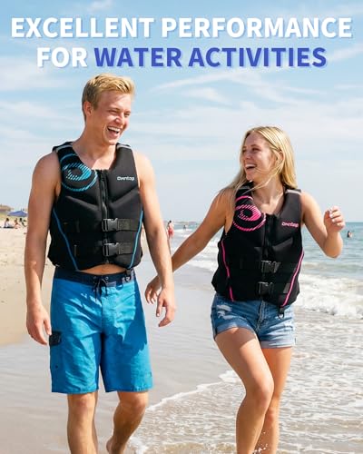 Owntop Neoprene Swim Jacket Adults Fuchsia X-Large Breathable Mesh Lining