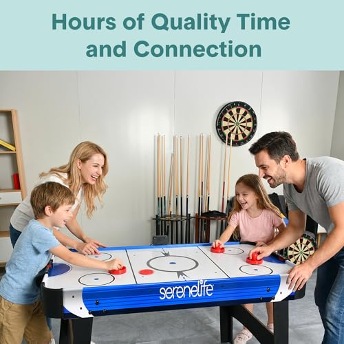 58-Inch Air Hockey Table with Digital Scoreboard & Powerful Motor