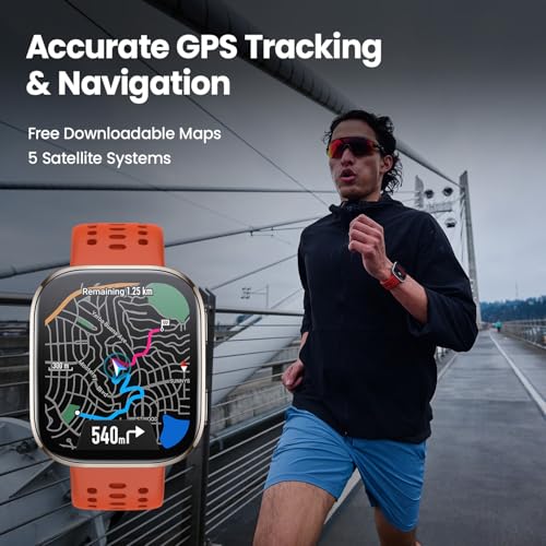 Black Amazfit Bip 6 Smart Watch with 1.97" AMOLED GPS Fitness Tracker