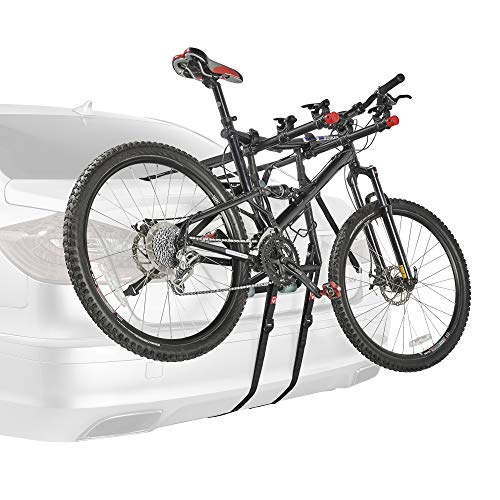 Bike Rack Trunk Mount 3-Bike Carrier - Black & Red Variation