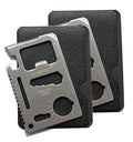 GUARDMAN 2-Pack 11-in-1 Credit Card Multitool Survival Gadget for Men - Compact & Durable