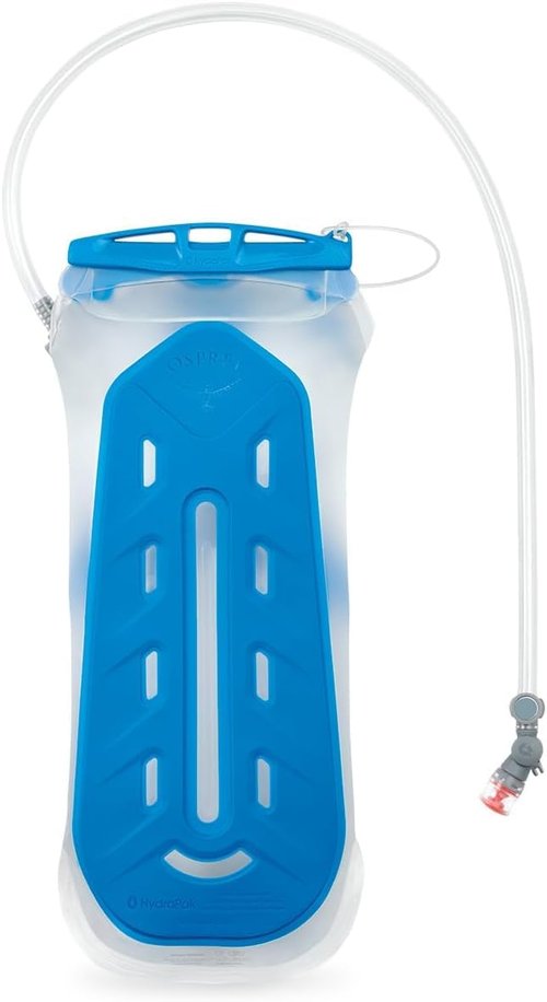 Osprey Hydraulics 2L Backpack Water Reservoir with Bite Valve - BPA-Free, Leakproof Hydration Bladder with QuickConnect and Slide-Seal - Compatible with Most Hiking and Biking Packs