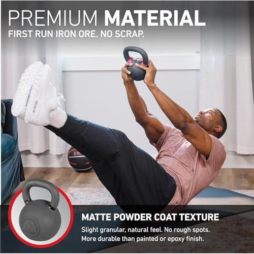 24kg Kettlebell Weights for Home Gym - Strength Training & Cardio