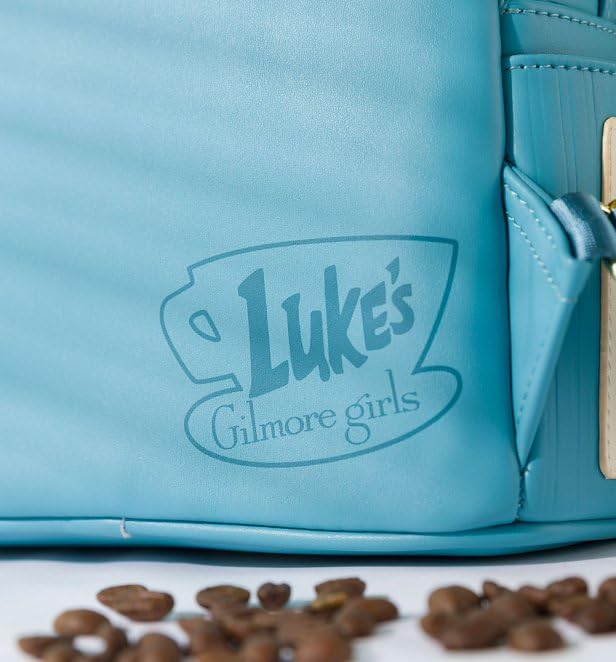 Loungefly Gilmore Girls Luke's Diner Coffee Mug Shoulder Bag - Faux Leather, 10.5x9x4.5"