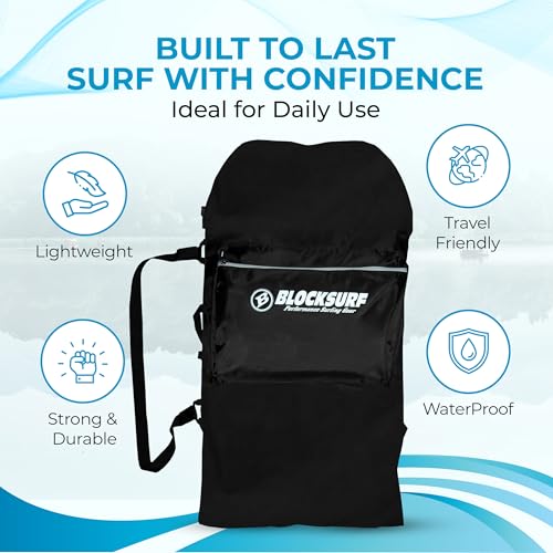 Waterproof Bodyboard Bag for 2 Boards - Heavy-Duty Beach Gear Backpack