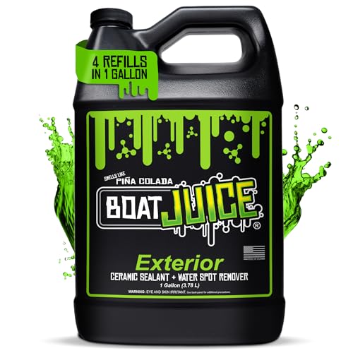 Boat Cleaner & Ceramic Protectant - Water Spot Remover, 1 Gallon
