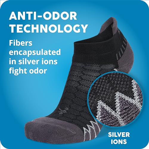 Balega Silver Compression No Show Athletic Running Socks - Medium / Lavender