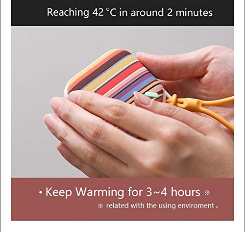 Rechargeable Hand Warmer - Portable Double-Sided Fast Heating, Polygon Variation