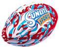 Waterproof Football for Lawn Pool Beach & Backyard Play - Scarlet