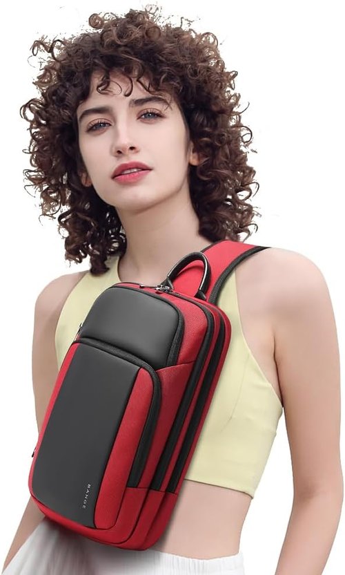 BANGE Sling Bag - Large Men's Crossbody Bag for Work, Travel & Hiking | Durable & Stylish Design