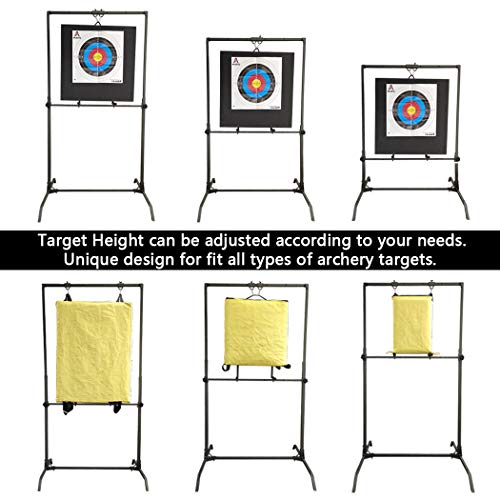 Heavy-Duty Adjustable Archery Target Stand for Bag and Foam Targets