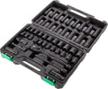 Amazon Basics 46-Piece 3/8-Inch Drive Socket Set with Storage Case, 13.1 x 9.7 x 3 in