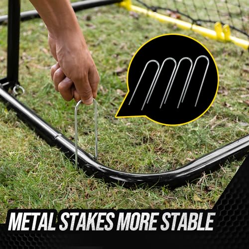 PLAYAPUT Baseball Rebounder Net 4x4.5FT Practice Pitchback & Fielding Aid