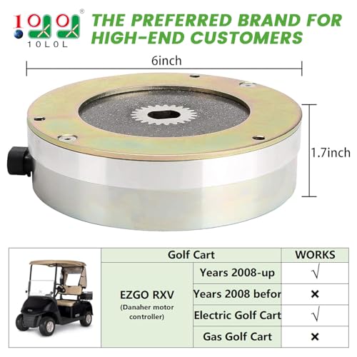 10L0L 48V Golf Cart Brake Replacement for EZGO RXV 2008-2011 OEM #610065