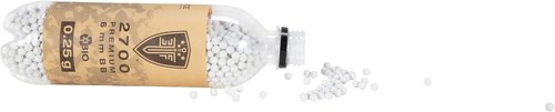 Elite Force Premium Biodegradable Airsoft BBS - .25 Gram, 2700 Count for Eco-Friendly Play