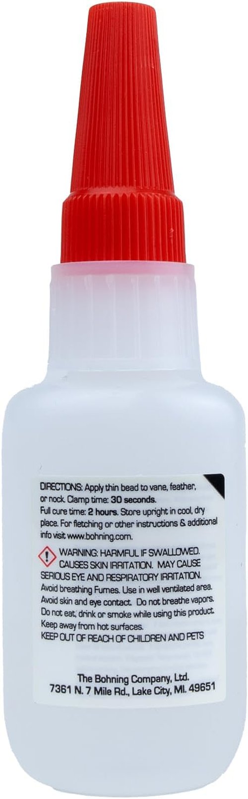 Bohning Fletch Fuse Instant Glue - Strong Adhesive for Fletching Arrows | 1/2 Oz