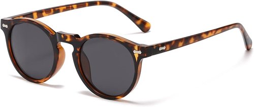 Gleyemor Kids Polarized Round Sunglasses - Cute Design for Ages 3-8 | Perfect for Outdoor Fun