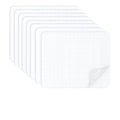 OAZ 8 Pieces 7.87 x 5.9 inch Clear Tent Repair Patches Waterproof Tape Self-Adhesive Fabric Repair Tape Lightweight Outdoor Gear Patch Kit for Down Jacket Clothing Rv Awning (Clear)