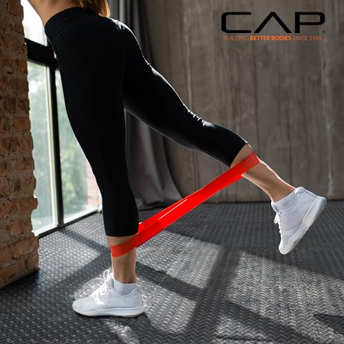 CAP Diamond Black Interlocking Foam Gym Floor Tiles - 24 Pack, 3/4" Thick EVA Mats