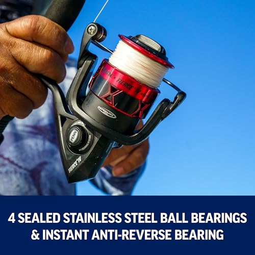 Penn Fierce IV 4000 Spinning Reel & 7' Medium 2-Piece Fishing Rod Combo
