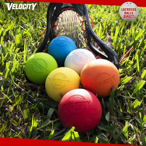 Velocity Lacrosse Practice Balls - Multi Color 24 Pack for Training & Recovery