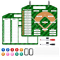 Magnetic Baseball Lineup Board - Double-Sided Coaching & Practice Tool