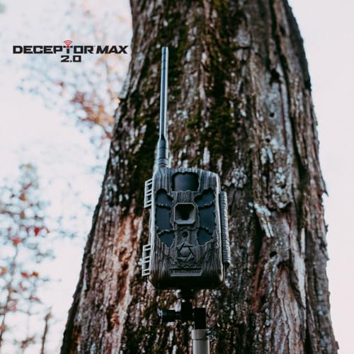 Dual Core Cellular Trail Camera 40MP with 2-Pack - Deceptor Max 2.0