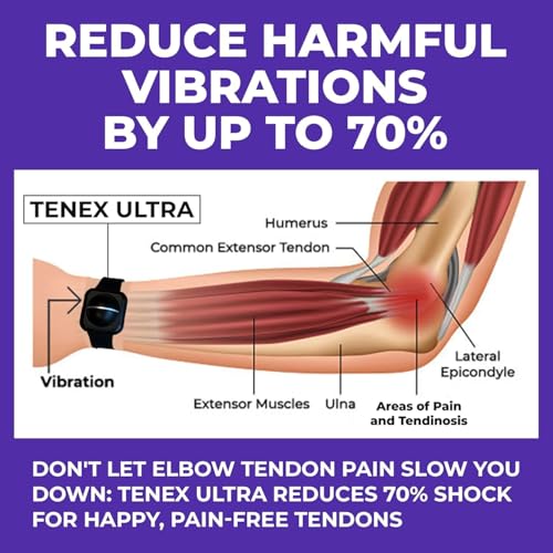TENEX Ultra Tennis Elbow Shock Absorber Wrist Brace - Plastic, One Size