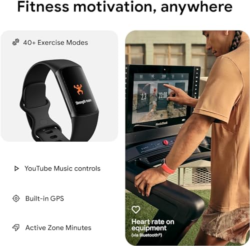 Fitbit Charge 6 Activity & Heart Rate Tracker with Sleep & GPS