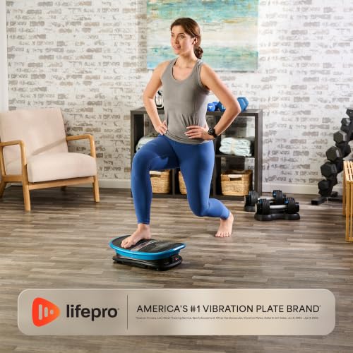 Vibra Voice & Thermo Vibration Plate - Large Black | Heat & Voice Control