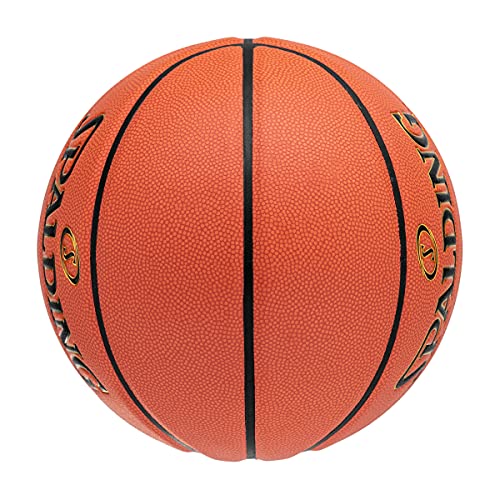 Spalding Legacy TF-1000 NJCAA Size 7 Indoor Game Basketball - Orange 29.5"