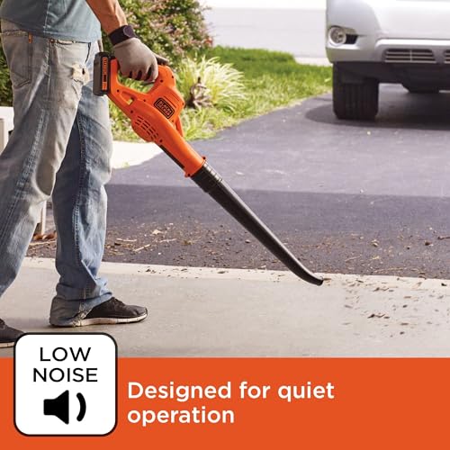 BLACK+DECKER 20V MAX Weed Eater Edger & Leaf Blower Combo Kit with 2 Batteries