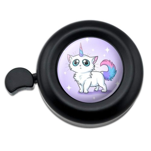 GRAPHICS & MORE Cat Unicorn Bicycle Handlebar Bike Bell
