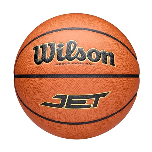 Wilson Jet Game Indoor Basketball Size 7 - 29.5 Inch Micro-Fiber Leather