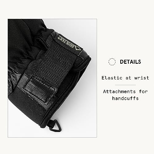 Hestra Alpine Short Gore-Tex Ski Mittens - Waterproof Windproof Black / 11
