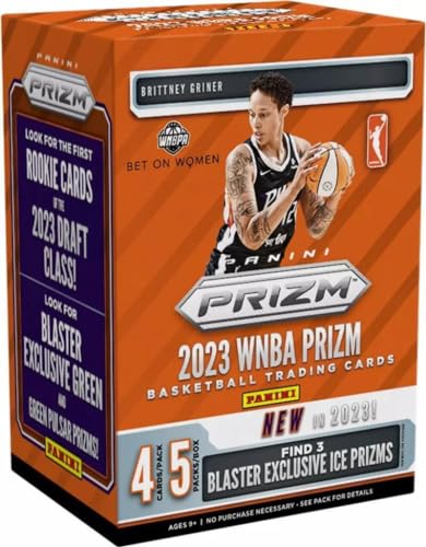 2023 Panini WNBA Prizm Basketball Trading Card Blaster Box - Collectible Sports Cards