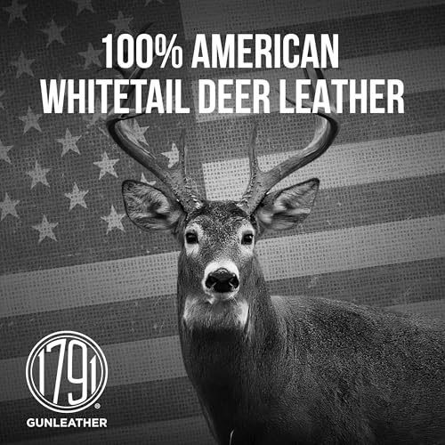 1791 Gunleather IWB Holster for J-Frame & Snub Nose Revolvers - Right Handed Brown Deer Skin