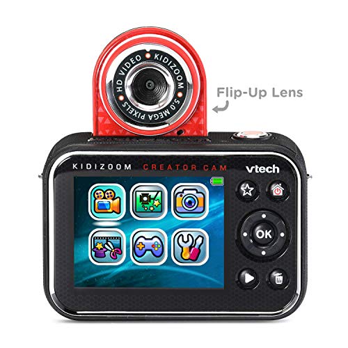 Kids Video Camera with Green Screen & Effects - Red