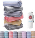 Antfuny Thick 6-Pack Turkish Beach Towels 72x36 Inch XL Sand-Free Quick Dry Multi-Use Set