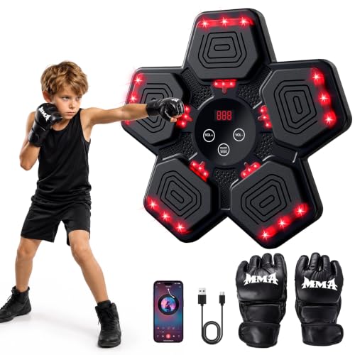 Liunkeng Red Bluetooth Boxing Machine Toy for Kids & Adults - Interactive Fitness Equipment